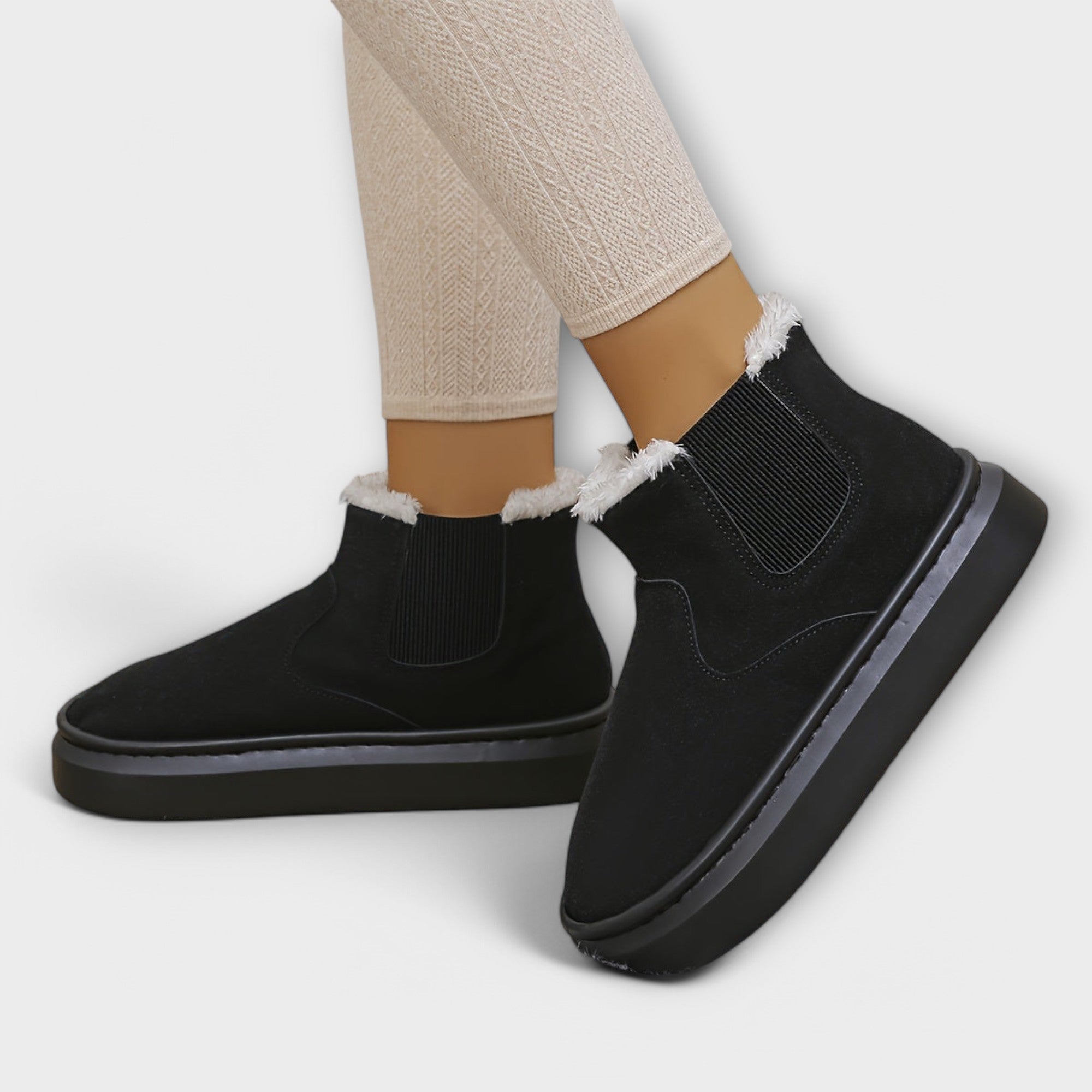 Lara™ Mid-Top Vinterstøvler med Pels