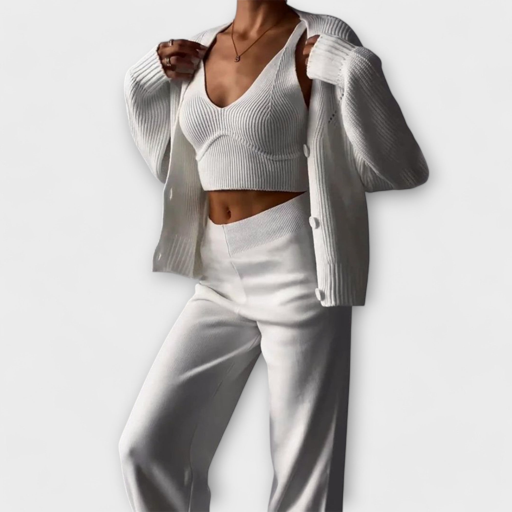 Delia™ Tre-dels Strik Sæt