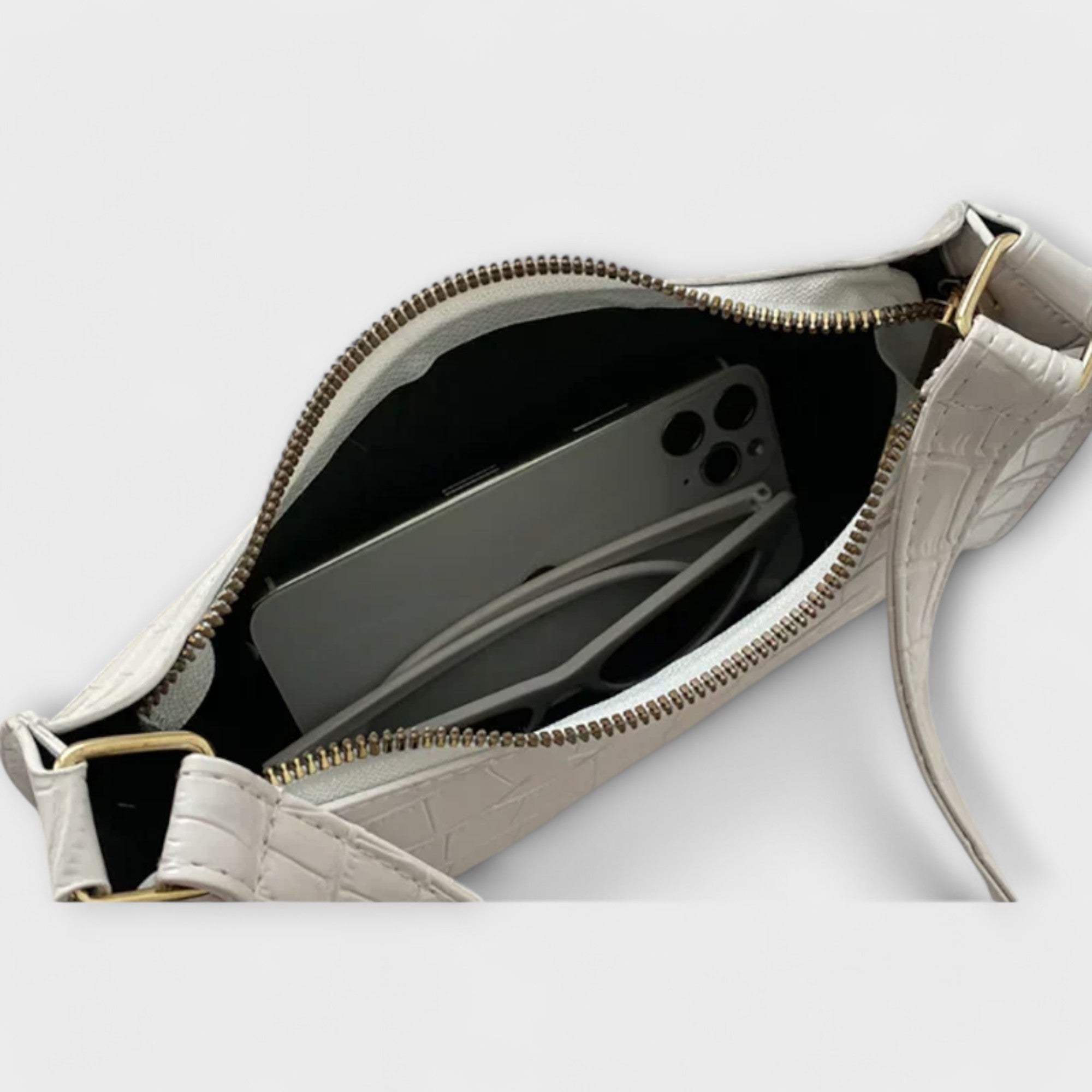 Lora. - Skindtaske i Skinnende Læder