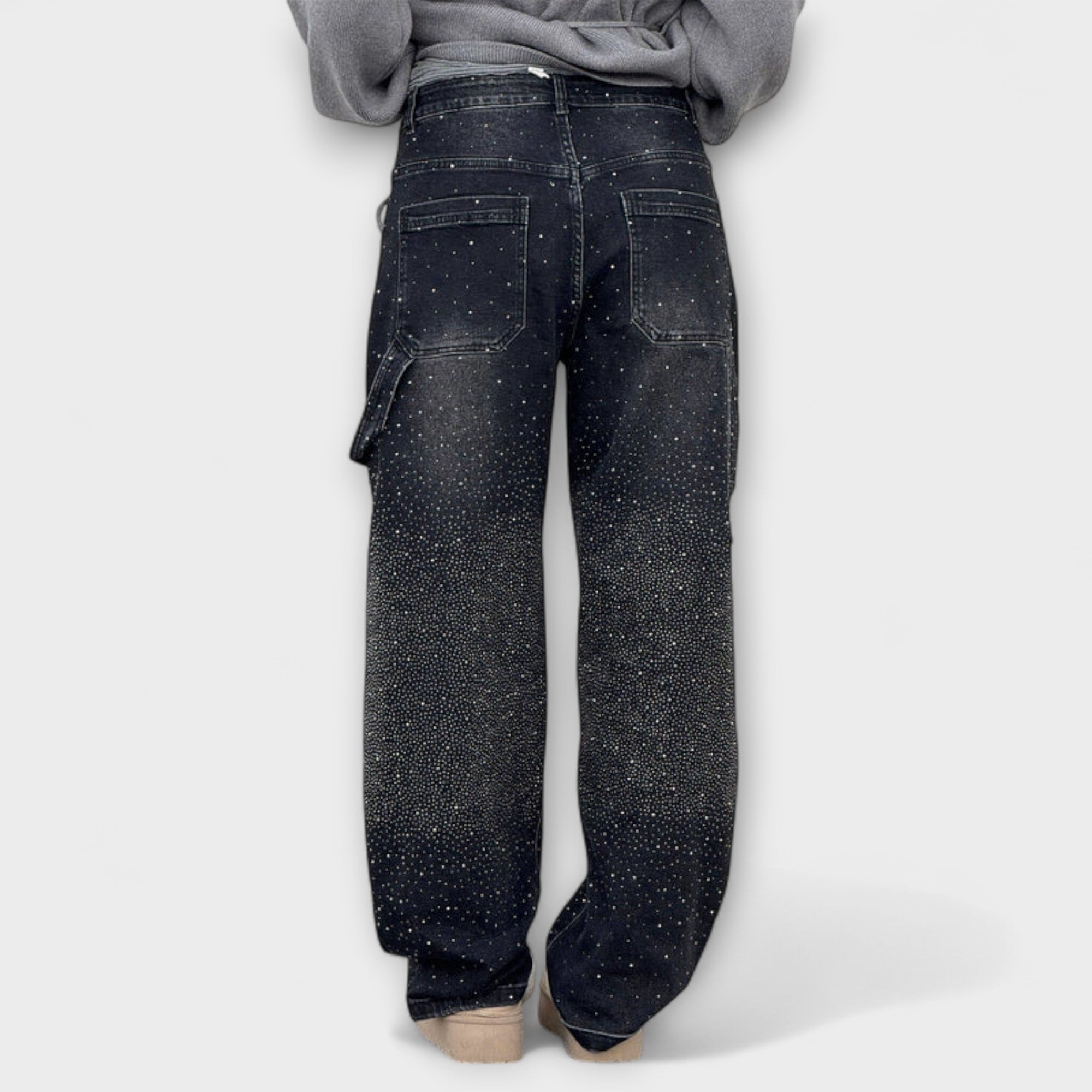 Fable - Shine Denim Jeans i Balloon Carpenter Stil