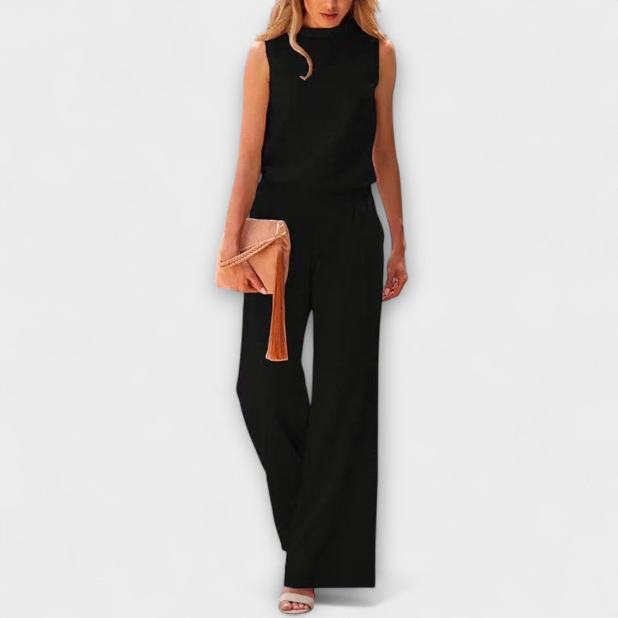 Hannah – Jumpsuit i Satin Look
