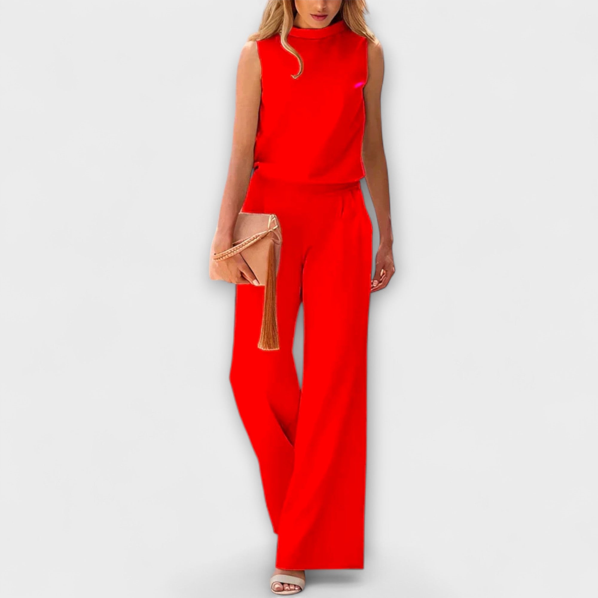 Hannah – Jumpsuit i Satin Look