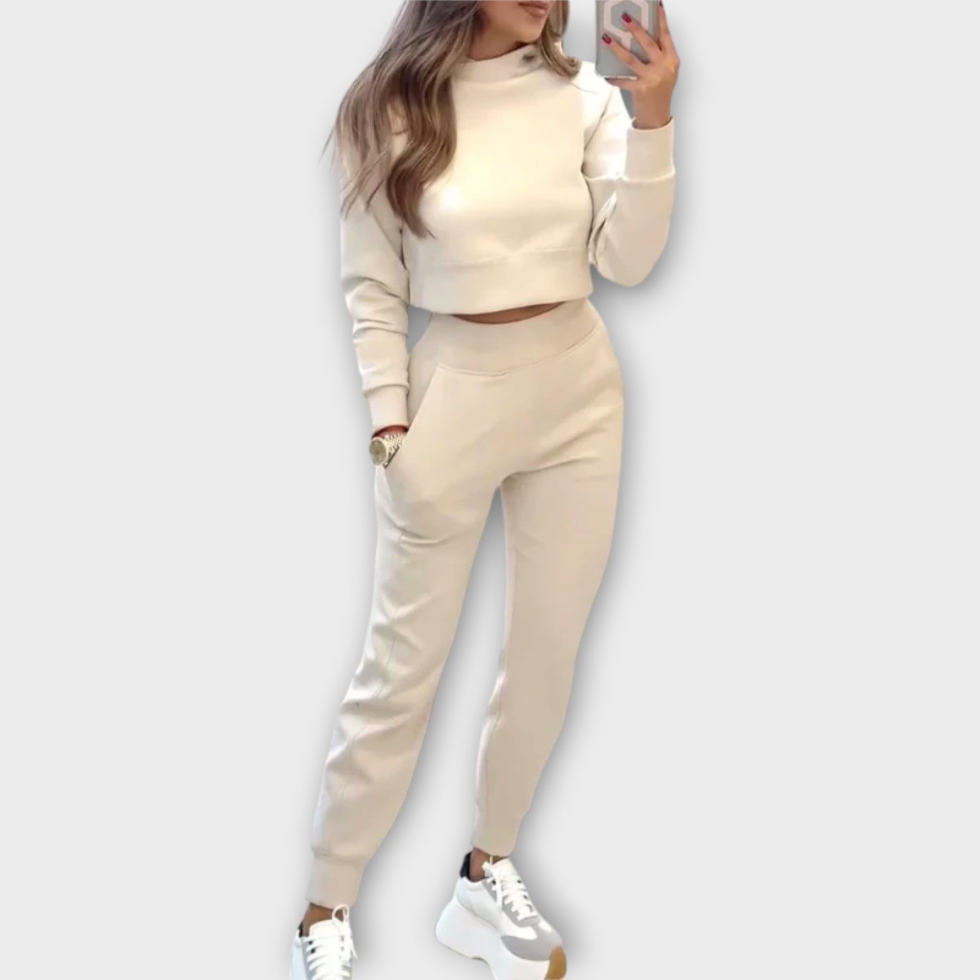 Layal™ Sweater og Jogger Sæt