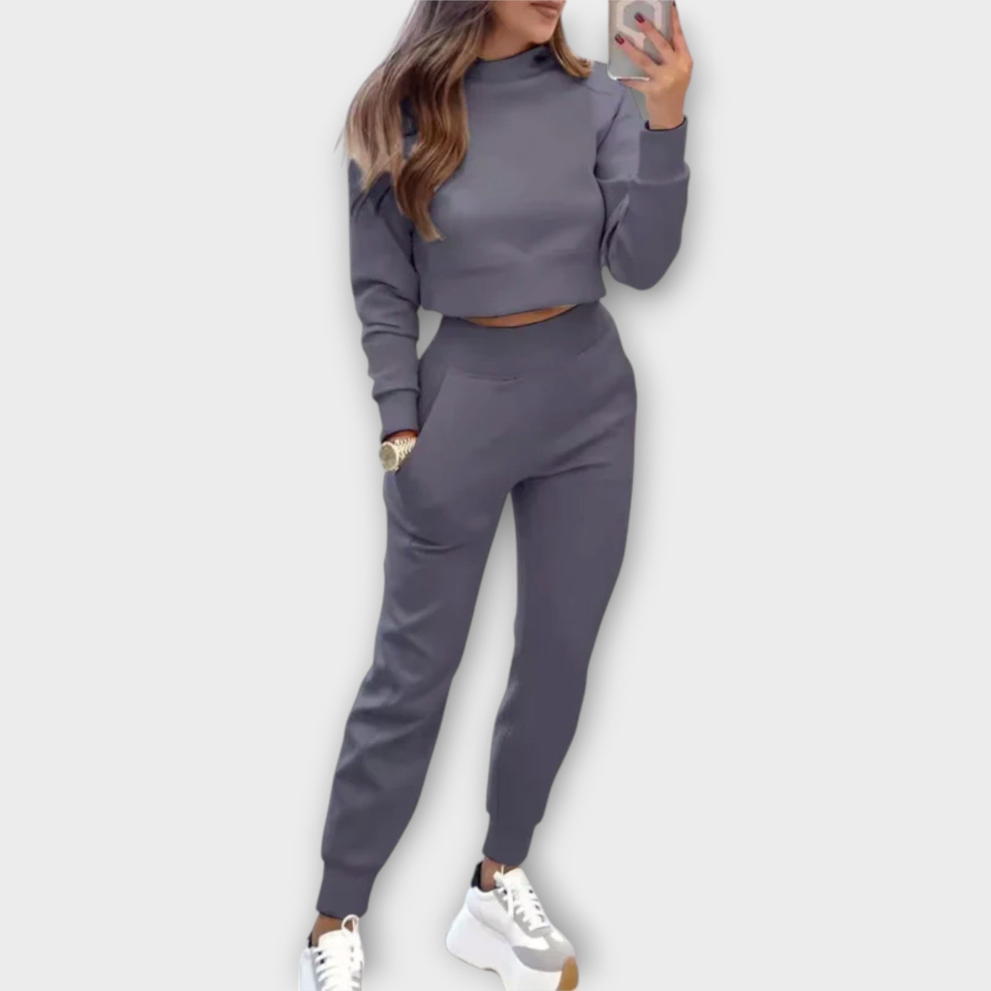 Layal™ Sweater og Jogger Sæt