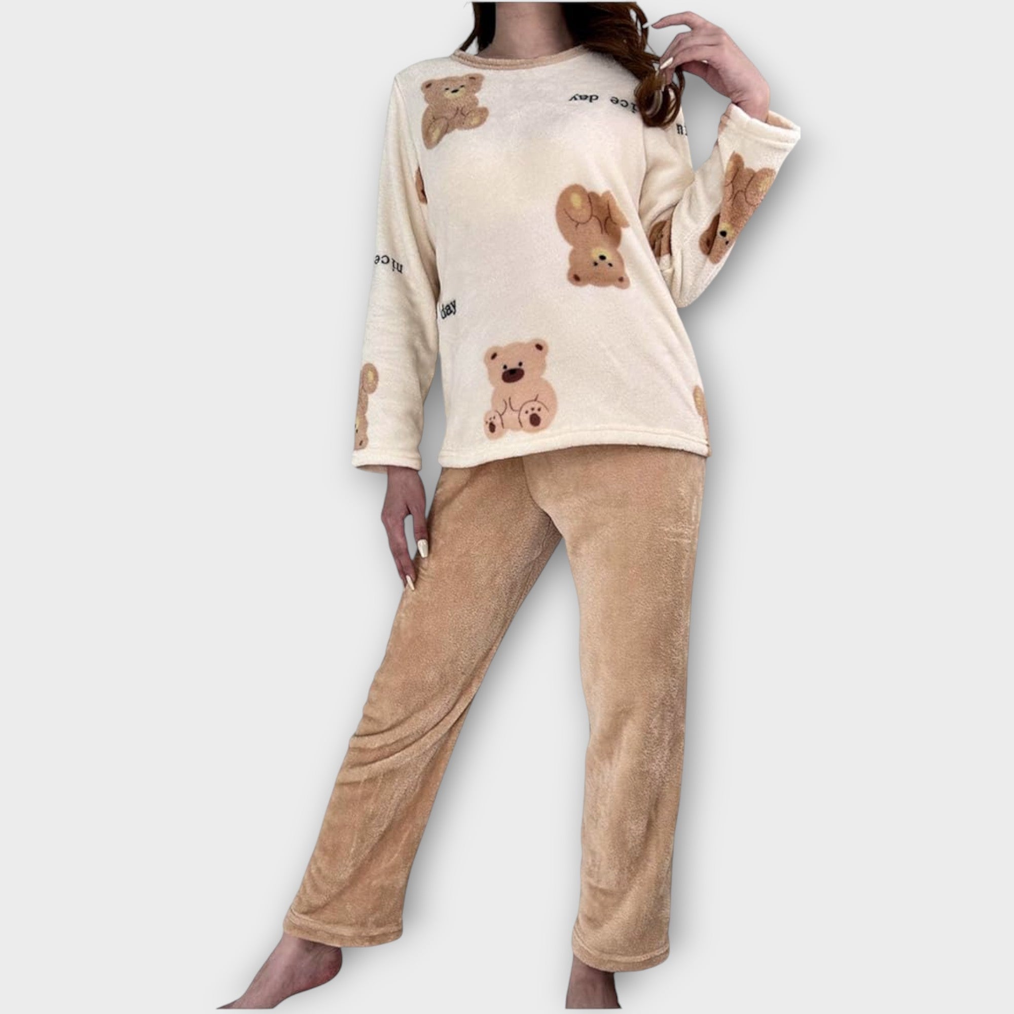 Linda™ Hjerte Pyjamas Sæt