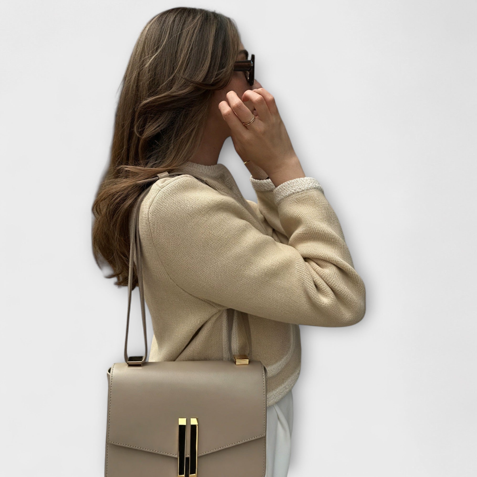 Klassisk Cardigan med Dekorative Lommer