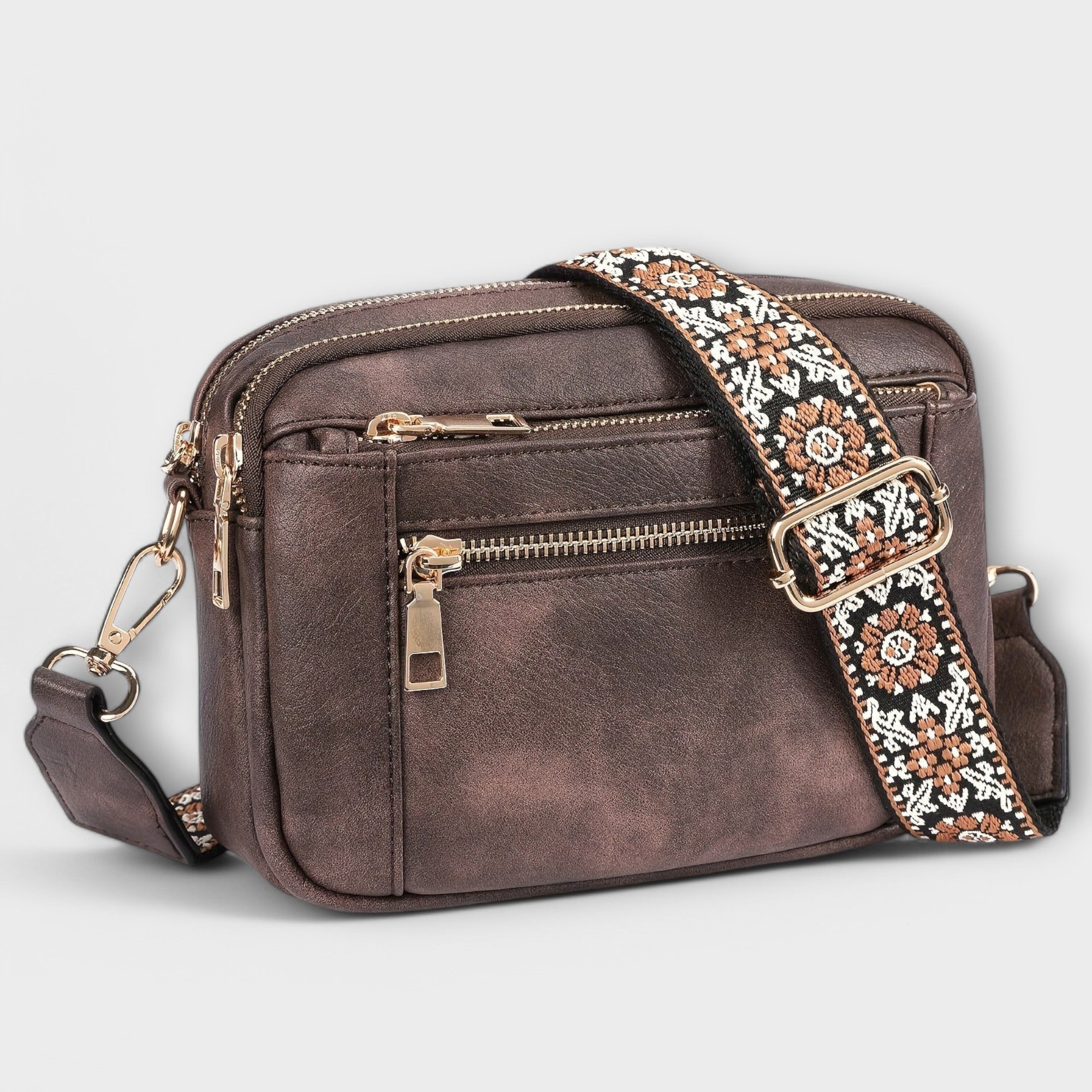 Lora. - Vegansk Læder Crossbody Taske