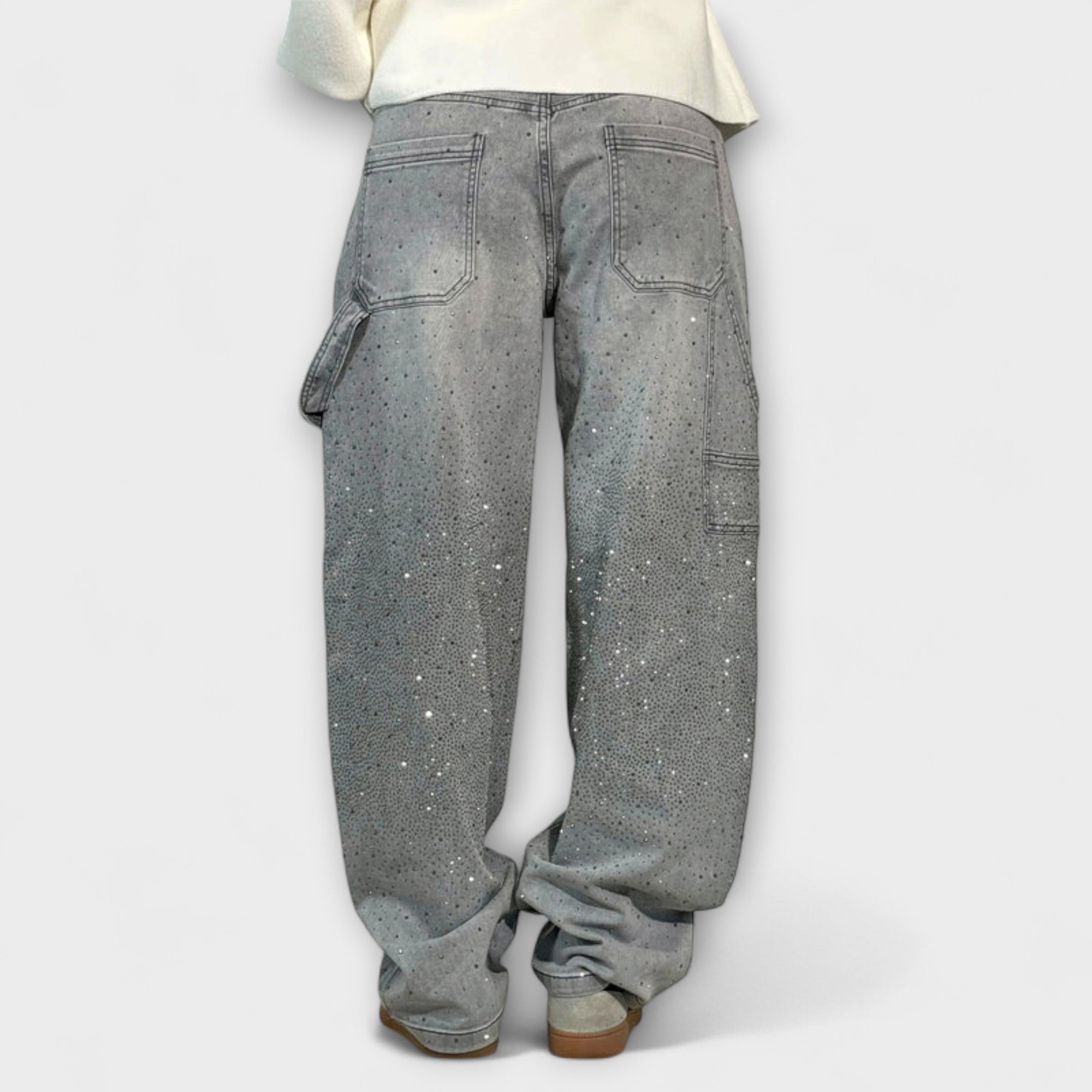 Fable - Shine Denim Jeans i Balloon Carpenter Stil