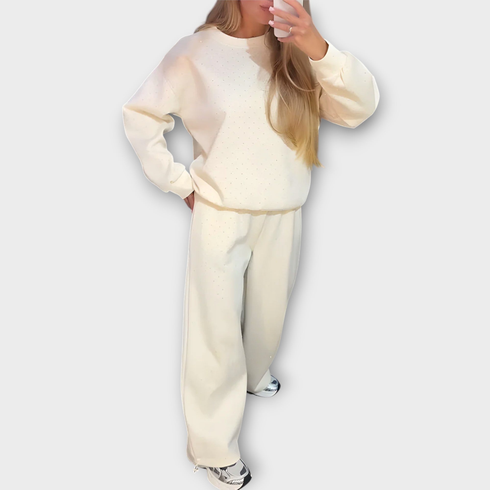 Bahar™ Elegant Diamond Jogger Sæt