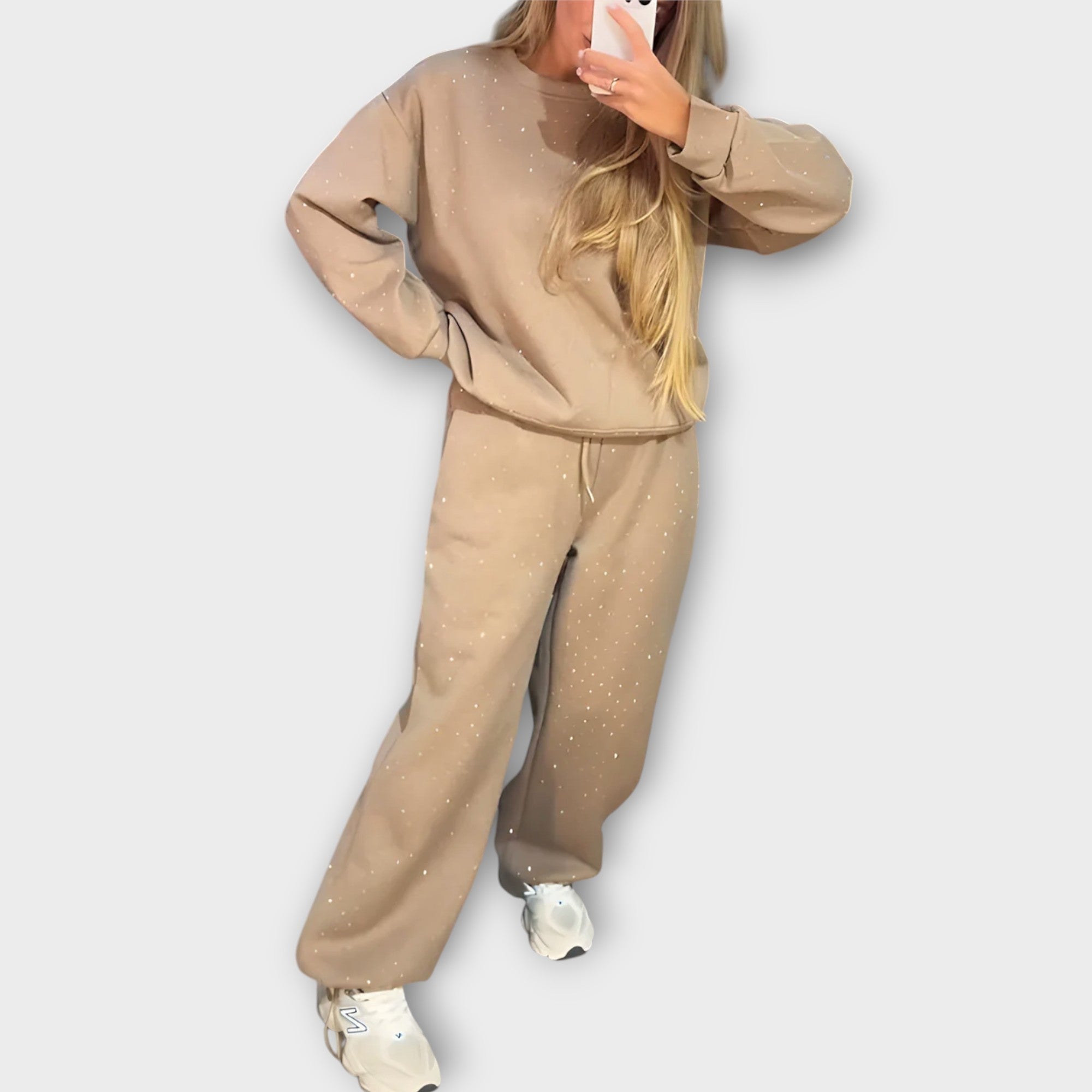 Bahar™ Elegant Diamond Jogger Sæt