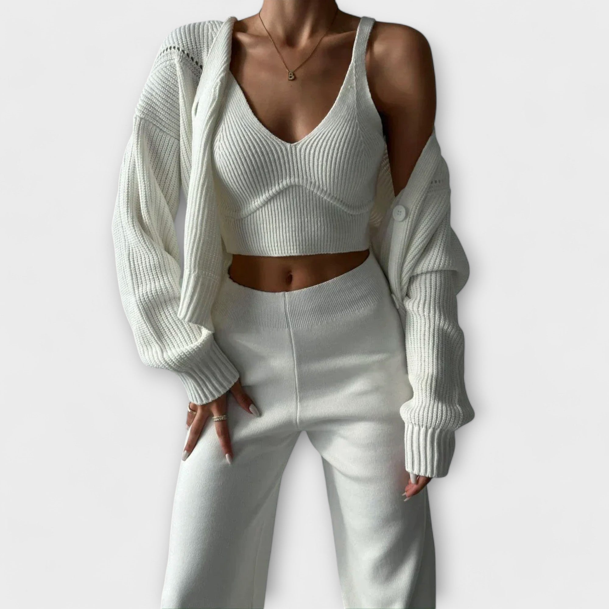 Delia™ Tre-dels Strik Sæt