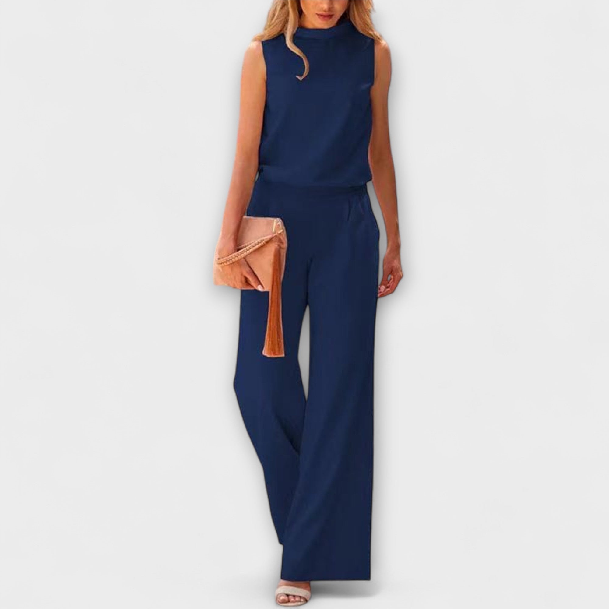 Hannah – Jumpsuit i Satin Look
