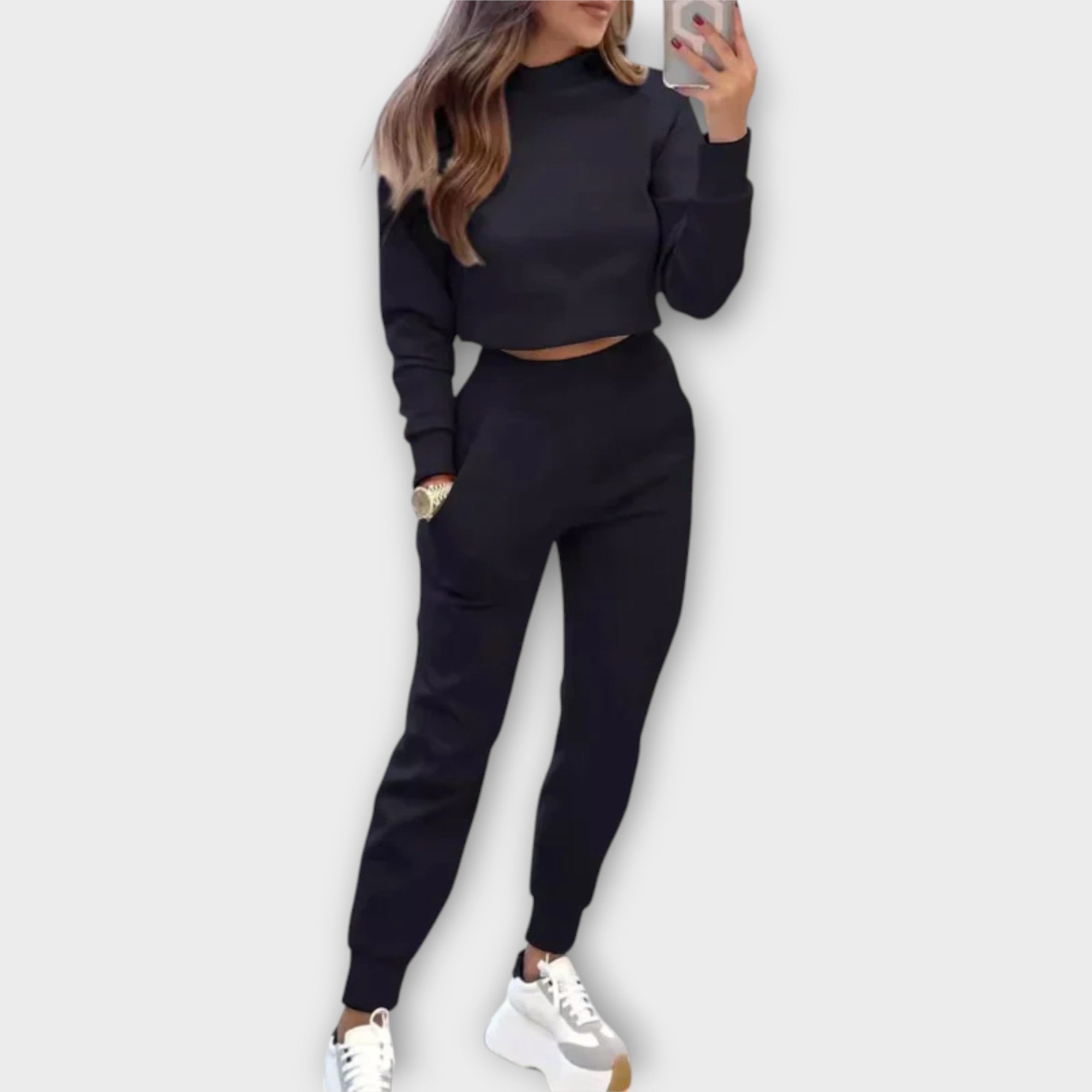 Layal™ Sweater og Jogger Sæt