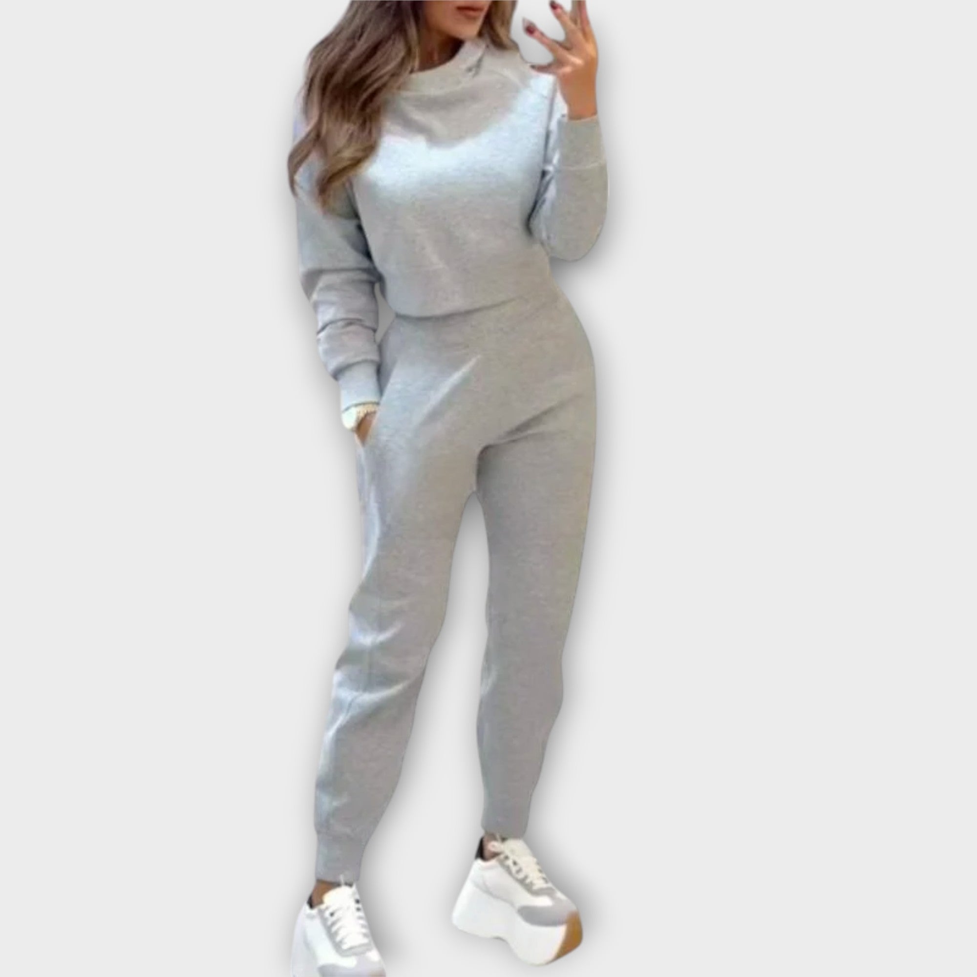 Layal™ Sweater og Jogger Sæt