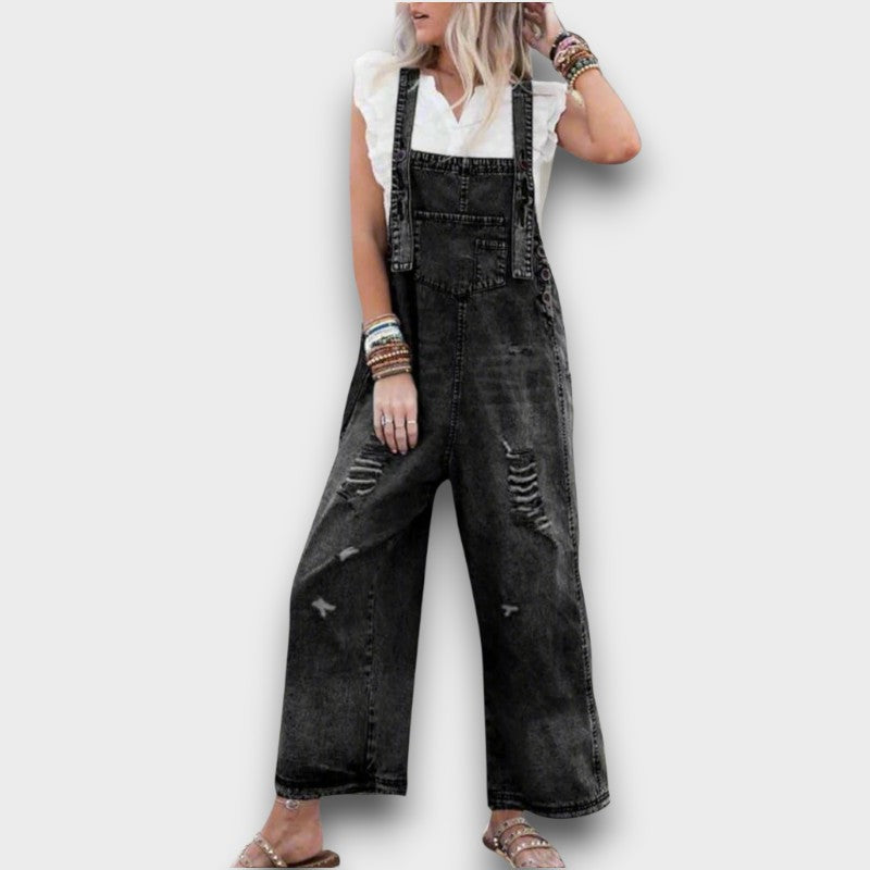 Raina – Vintage Vask Justerbar Jumpsuit