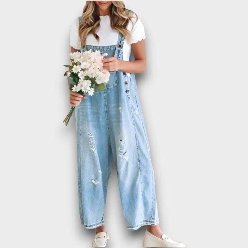 Raina – Vintage Vask Justerbar Jumpsuit